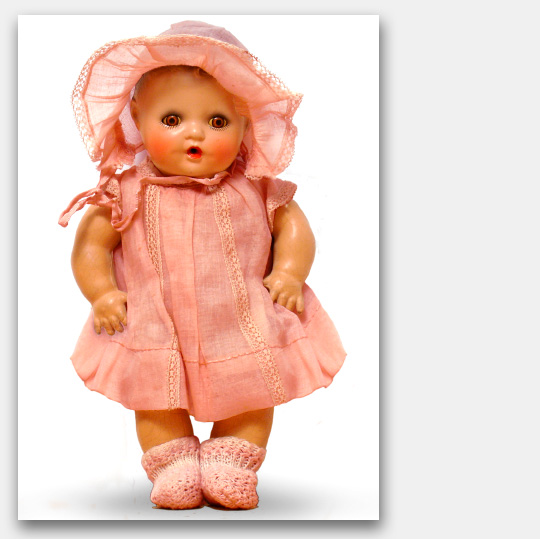 Note cards featuring Betsy Wetsy and other classic antique and collectible dolls at http://www.collectornet.net/cards/dolls