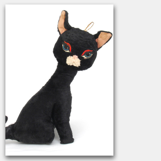 Note Cards, Greeting Cards featuring vintage antique stuffed toys Kitty