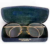 Old vintage AO Liner American Optical wire eyeglasses glasses XLNT, gold for sale at http://www.collectornet.net/more