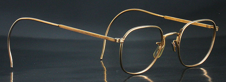 Vintage wire eyeglasses American Optical AO Liner at http://www.collectornet.net